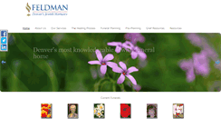 Desktop Screenshot of feldmanmortuary.com